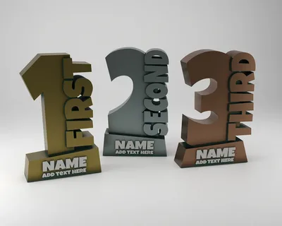 Crear medallas y trofeos 3D para torneos